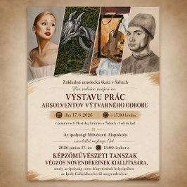 Výstava prác absolventov výtvarného odboru ZUŠ